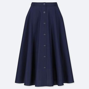 Uniqlo Front Button Circle Skirt
